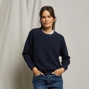 Perfectwhitetee Ziggy sweatshirt in navy